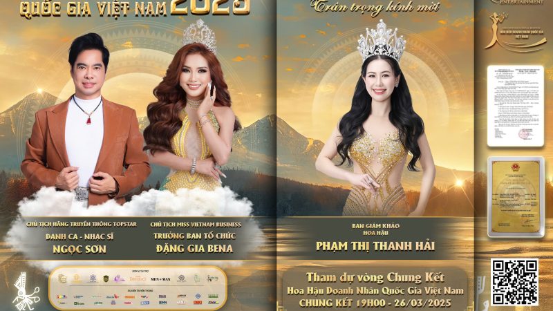 Thêm một Hoa hậu trở thành Giám khảo của cuộc thi Miss Vietnam National Business 2025