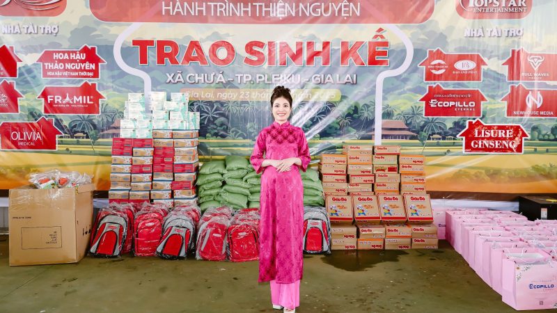 Á Hậu Phạm Thị Phương Lan Tỏa Hạnh Phúc Từ Những Hoạt Động Thiện Nguyện