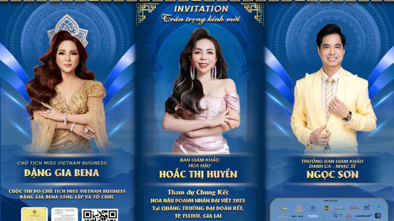 Hoa hậu Doanh nhân Đại Việt 2025 mời Hoa hậu Doanh nhân Hòa bình 2024 ngồi “ghế nóng”