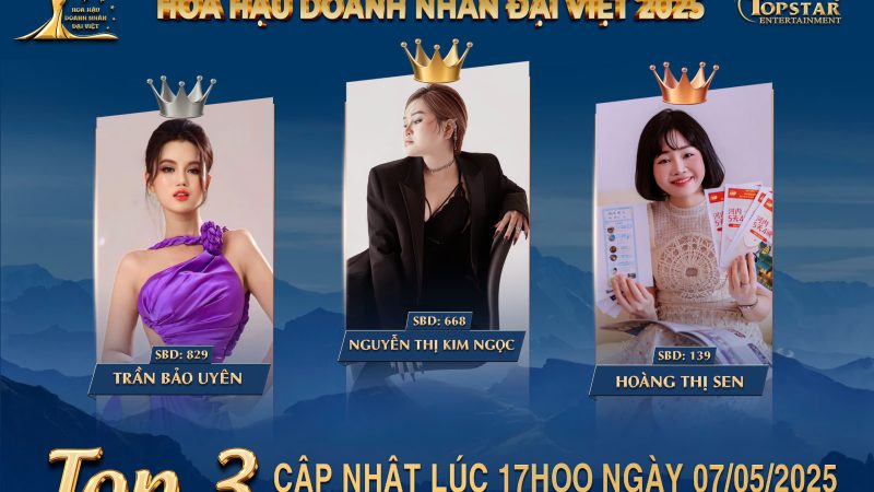Cuộc Đua Giành Danh Hiệu “Người Đẹp Được Yêu Thích Nhất” Tại Hoa Hậu Doanh Nhân Đại Việt 2025 Chính Thức Bắt Đầu