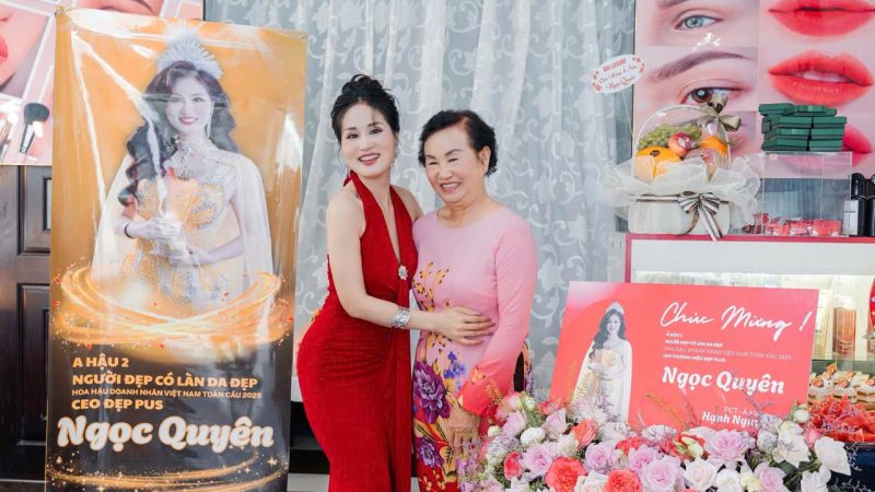 Á Hậu Ngọc Quyên – Tiệc Trà Tri Ân Ấm Áp Cùng Gia Đình, Bạn Bè Và Cộng Đồng Doanh Nhân Sau Đăng Quang