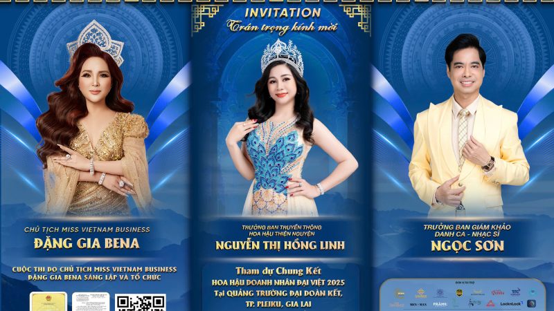 Hoa Hậu Thiện Nguyện Nguyễn Thị Hồng Linh Đảm Nhận Vai Trò Trưởng Ban Truyền Thông Hoa Hậu Doanh Nhân Đại Việt 2025