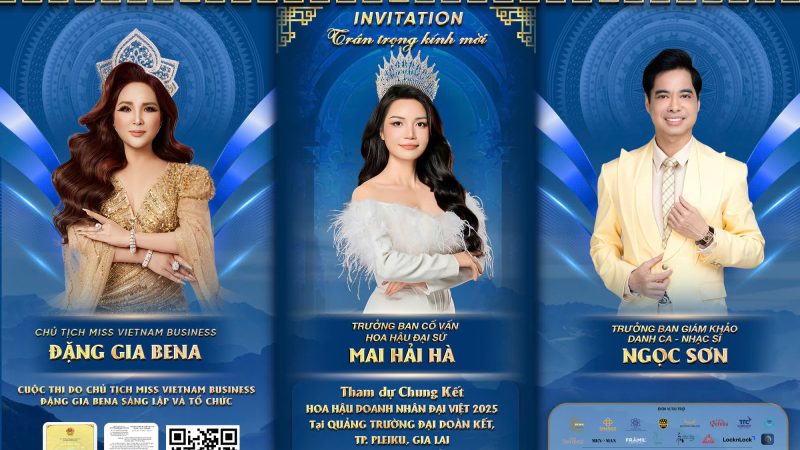 Hoa Hậu Đại Sứ Mai Hải Hà Chia Sẻ Về Vai Trò Trưởng Ban Cố Vấn Hoa Hậu Doanh Nhân Đại Việt 2025