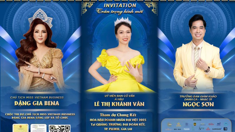 Á Hậu Lê Thị Khánh Vân Giữ Vai Trò Ủy Viên Ban Cố Vấn Góp Phần Lan Tỏa Giá Trị Nữ Doanh Nhân Bản Lĩnh, Trí Tuệ Và Nhân Ái