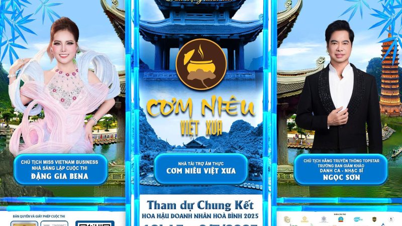 Cơm niêu Việt Xưa – Vị quê nhà trong hành trình tôn vinh các nữ tướng Hoa hậu Doanh nhân Hòa Bình 2025