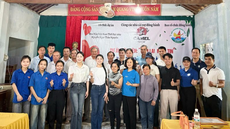 Cô Hoa hậu trẻ mang mùa vụ trở lại với quê hương Quảng Trị
