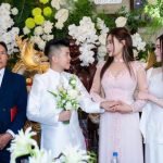 Khoảnh khắc thiêng liêng tại lễ đính hôn con gái khiến Hoa hậu Lan Trinh không giấu được nước mắt