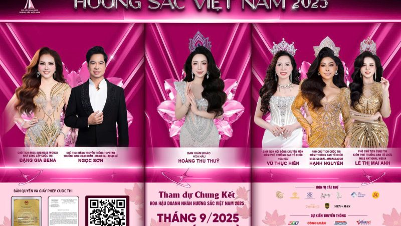 Hoa hậu Doanh nhân Việt Nam 2025 Hoàng Thu Thủy góp mặt trong dàn giám khảo quyền lực tại Nha Trang