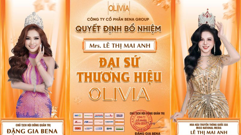Hoa hậu Truyền thông Quốc gia Lê Thị Mai Anh làm Đại sứ Thương hiệu Mỹ phẩm Olivia