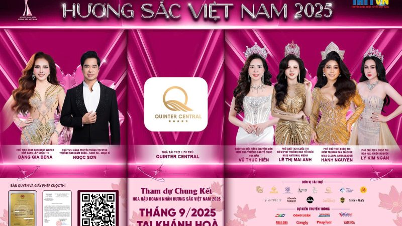 Hoa hậu Doanh nhân Hương sắc Việt Nam 2025 chọn Quinter Central Nha Trang làm điểm dừng chân đẳng cấp