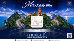Hơn 25 năm phát triển, Miracle Clinic tiếp sức hành trình Miss Asian 2026