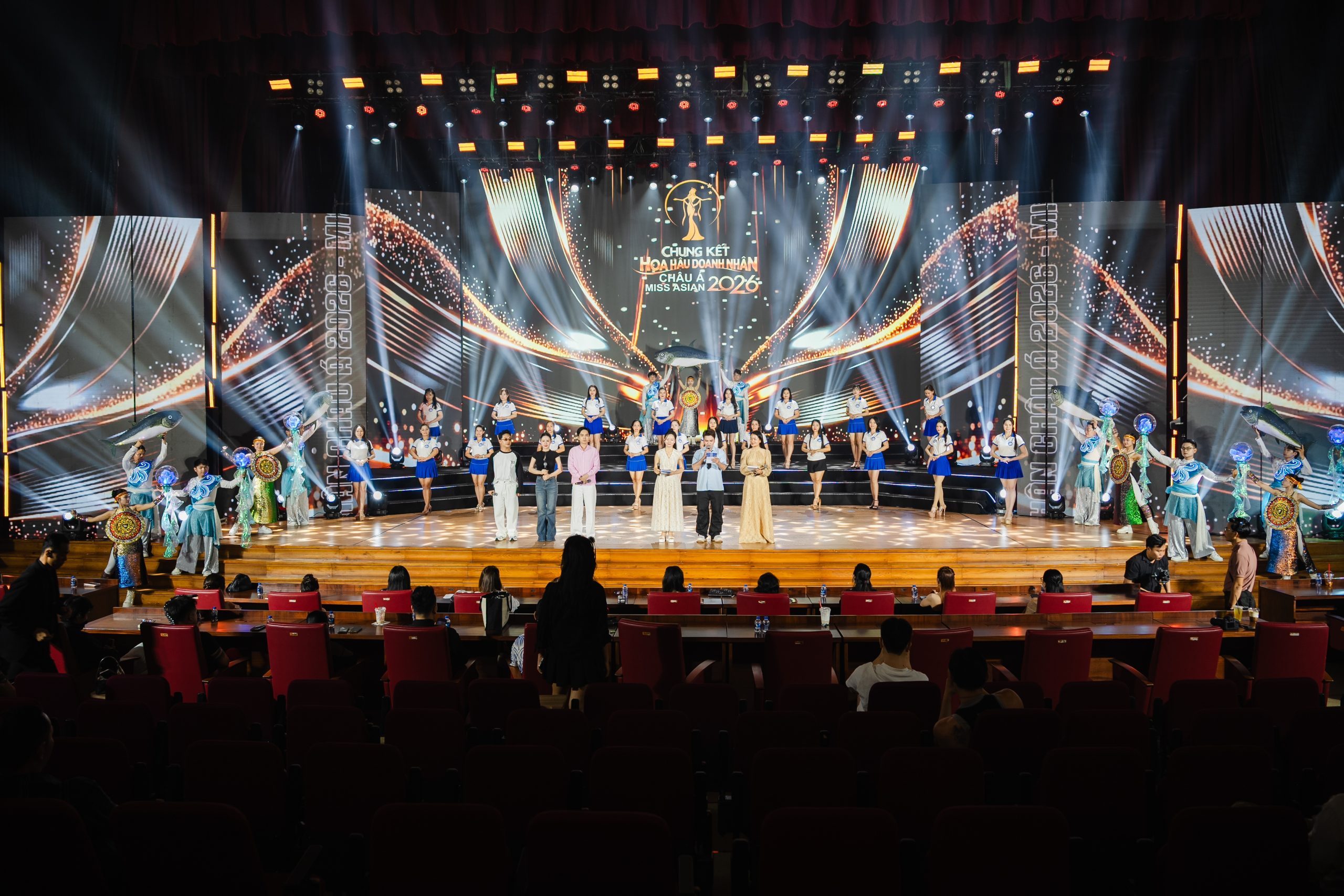 Top 20 Miss Asian 2026 tổng duyệt xuyên đêm, sẵn sàng cho khoảnh khắc gọi tên tân hoa hậu