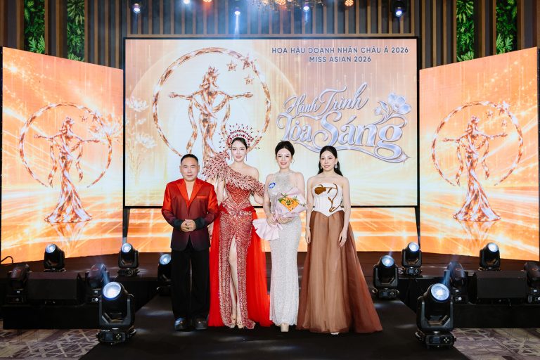 Doanh nhân Nguyễn Thị Hiền sở hữu thành công thiết kế First face Dạ hội “Phượng hoàng lửa” tại Miss Asian 2026