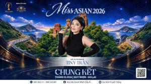 Tiny Trần Makeup Academy tái hợp Miss Asian 2026, đảm nhận vai trò nhà tài trợ makeup